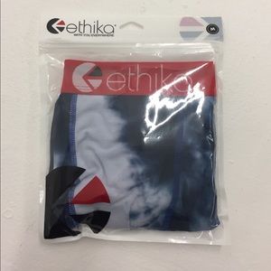 Ethika Blue Tie Dye Men Women Underwear MEDIUM NEW